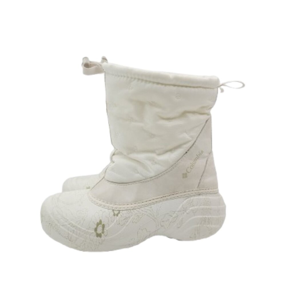Columbia Women's Winter White Sierra Groove Water Resistant Snow Boots Size 5.5